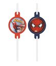 Spiderman papsugerør 4 stk