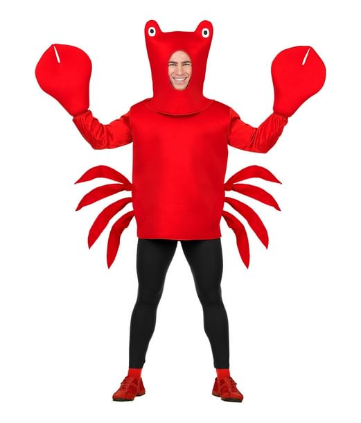 Krabbe kostume til voksne.