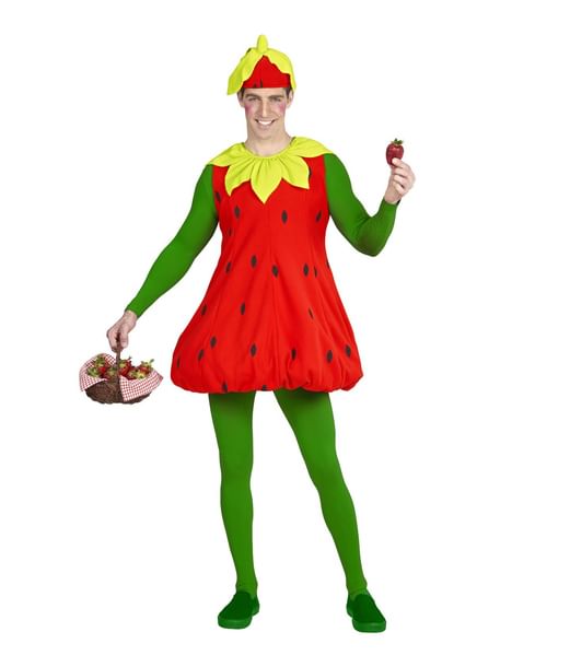Jordbærkostume voksen OS