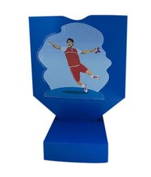 Blå håndbold sangskjuler med dreng