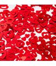 Rød hjerte konfetti