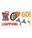 Racing stickers