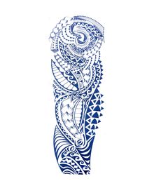 Maori sleeve tattoo 