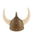 Vikingehjelm med store horn.