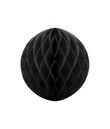 Sort papirvæv kugle, 20 cm