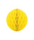 Gul papirvæv kugle, 10 cm