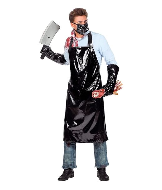Sort slagtersæt til halloween.