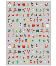 Jule stickers til negle