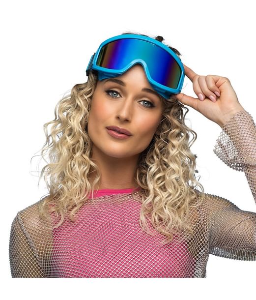 Skibriller neon blå