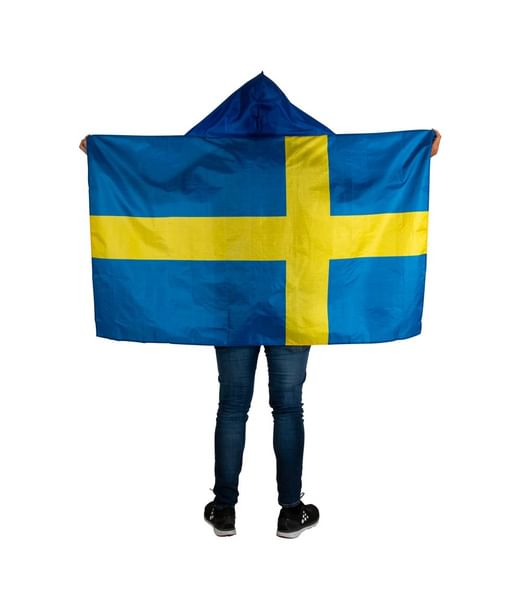 Flaggcape Sverige