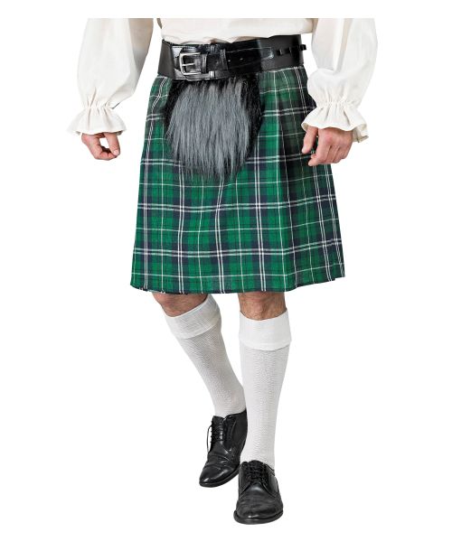 Grøn kilt m. taske 