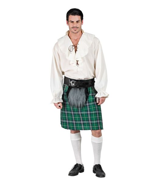 Grøn kilt m. taske 