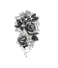 Rose tatovering