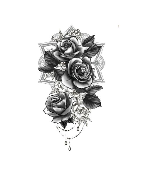 Rose tatovering