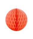 Orange dekorationsboll 10 - 20 cm