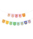 Pastel happy birthday banner 163cm
