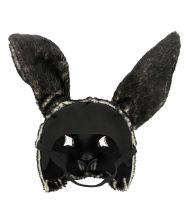 Kaninmaske sort