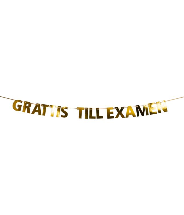 Guirlande Grattis till examen 3,6M