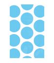 Slikposer Blå prik10 stk