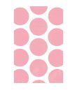 Slikposer lyserød prik10 stk