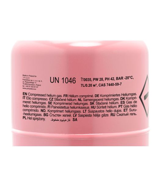 Helium 20 stk, pink