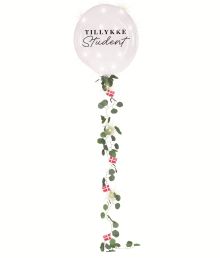 LED ballon Tillykke Student
