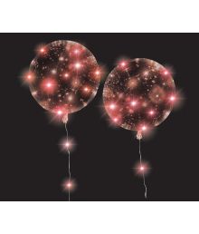 LED ballon 2 stk. Rød