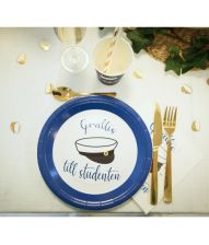 Grattis till studenten tallerkner 18cm 
