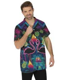 Neon flamingo t-shirt 