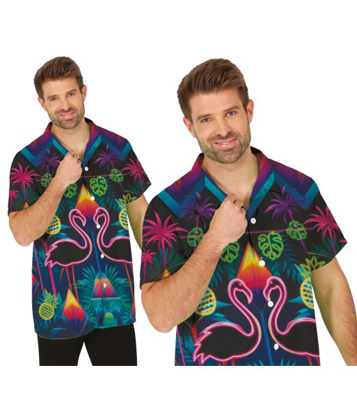 Neon flamingo t-shirt 