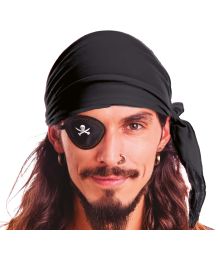 Sort pirat bandana