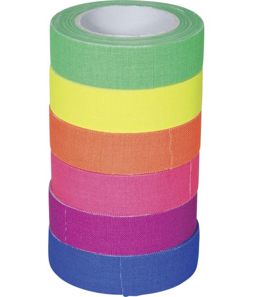 Neon tape i 6 farver