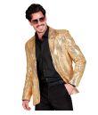 Guld paillet jakke M