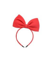 Diadem med röd rosett