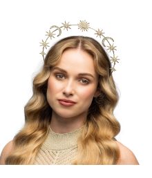 Diadem med månar och stjärnor