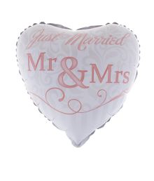 Mr och Mrs folieballong