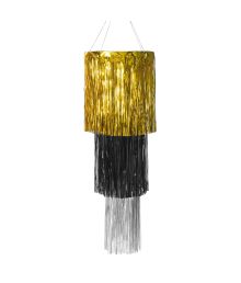 Foliegalgar i guld, svart och silver