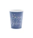 Blå Happy B'day pappmuggar, 6 st