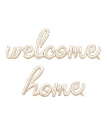 Folieballong Welcome home, champagne