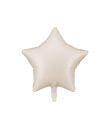 Beige stjerne folieballon 48 cm