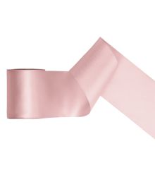 Ljus rosa satinband, 100 mm