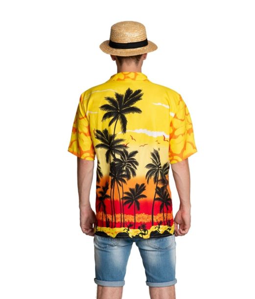 Hawaii skjorte gul paradis L/XL