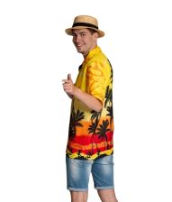 Hawaii skjorte gul paradis L/XL