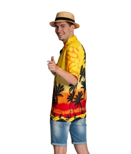 Hawaii skjorte gul paradis L/XL