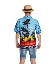 Hawaii skjorte blå paradis S/M