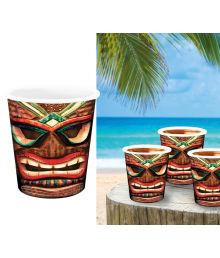 Hawaii Tiki snapsglas, 3 st