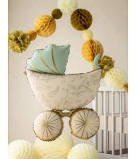 Folieballon barnevogn 59x74 cm