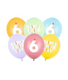 Ballonbuket Happy birthday mix 6