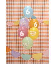Ballonbuket Happy birthday mix 6