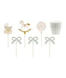 Cupcake-set för baby shower, 9 cm